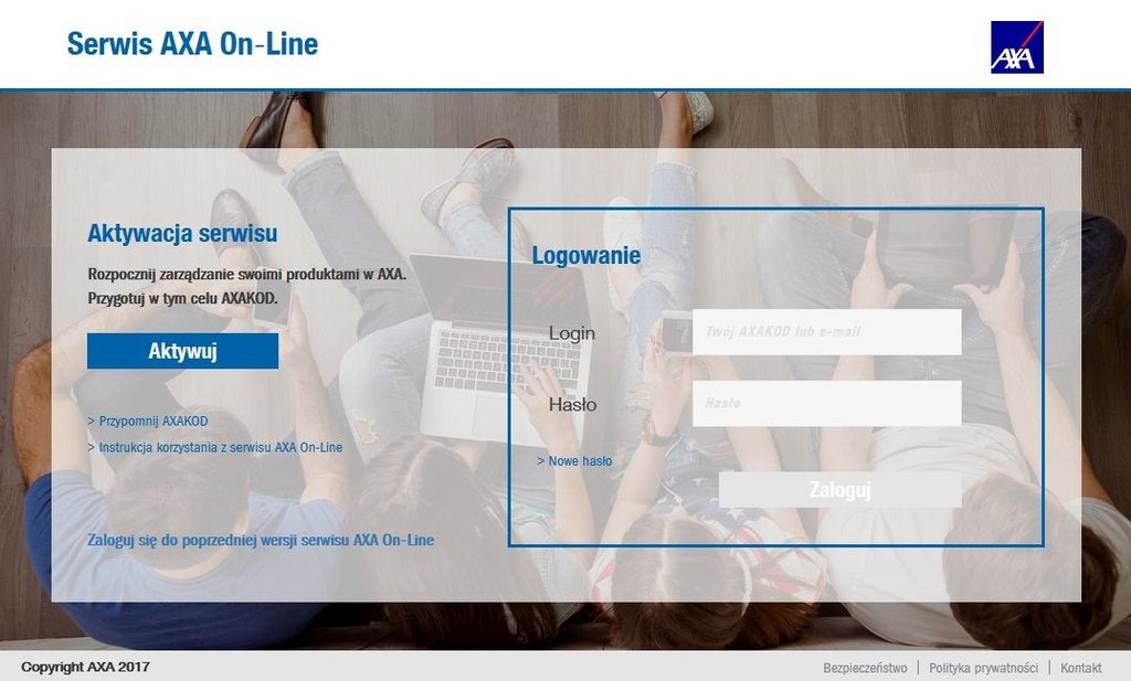 Nowy AXA On-Line