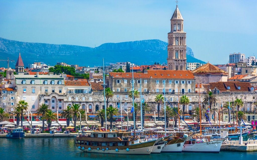 Old city center Split.