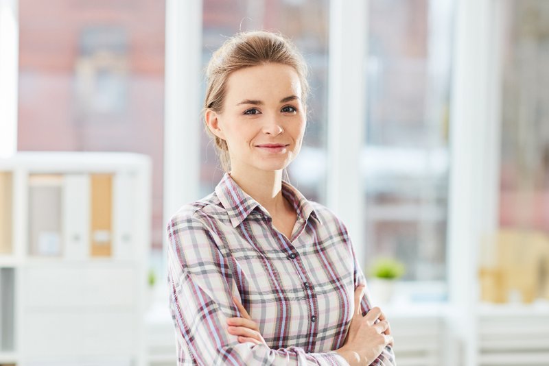 Casual businesswoman