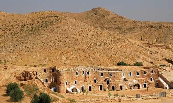 Troglodyte house in Matmata, Tunisia