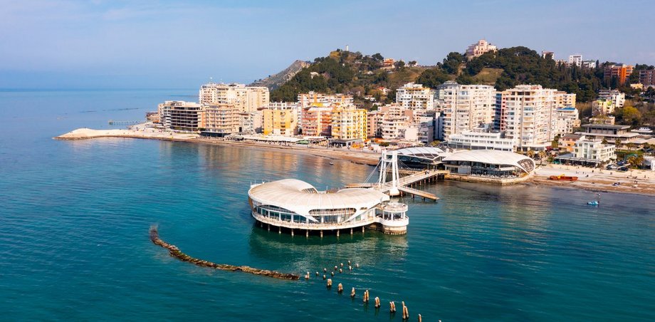 Durrës Albania, wybrzeże Albanii durres