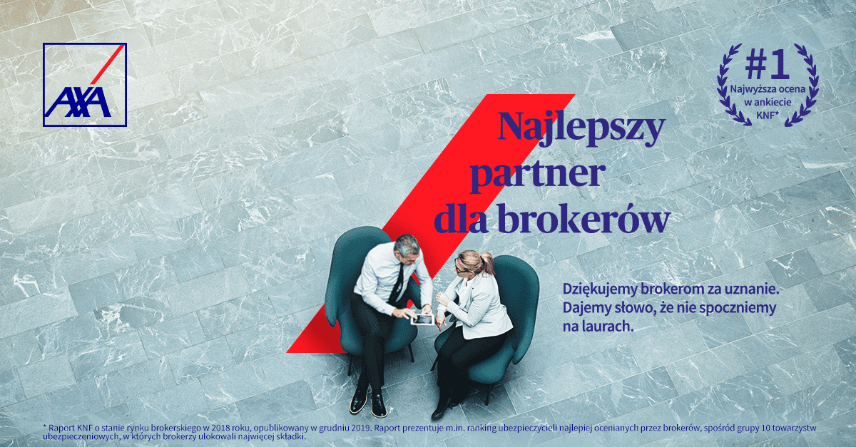 AXA - najlepszy partner dla broker&oacute;w