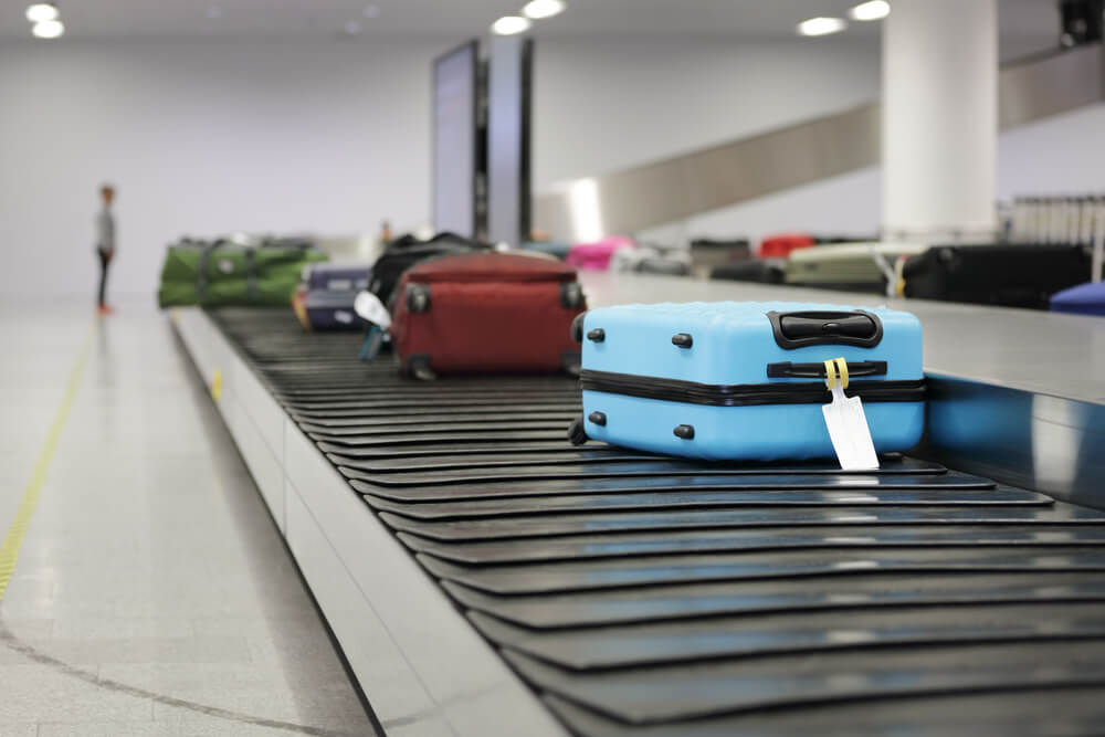 odbiór bagażu na lotnisku